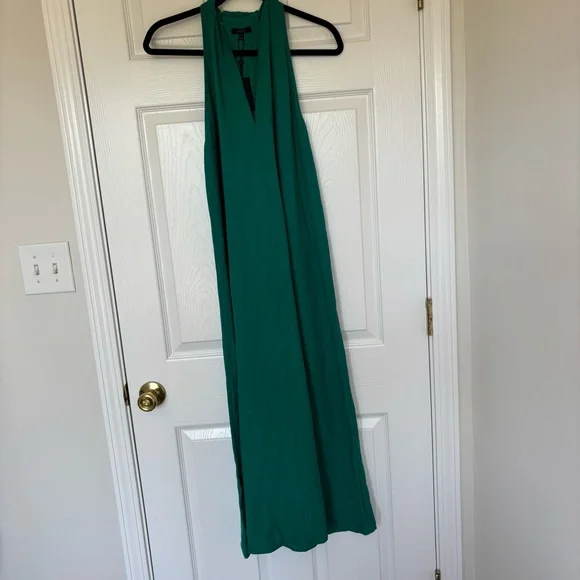 slim fit dress slacks MASSIMO DUTTI. Long green dress T.40 – Hibuy market main image 0